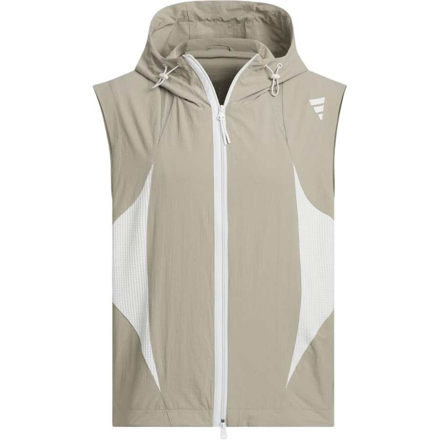 Adidas Adidas FUTURE STYLE WOVEN VEST Men's Pebble Silver Gray/Light Gray