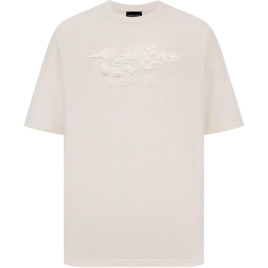 EMPORIO ARMANI T Shirt Men's Milk White