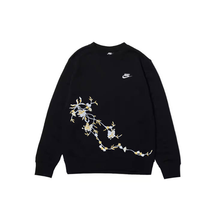 Nike Nike Sweatshirts Men's Black Crew Neck Moderate Regular