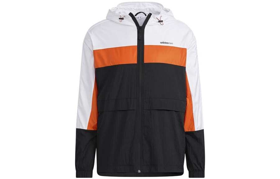 Adidas Neo Jackets Men's Red Black Hooded Moderate Other
