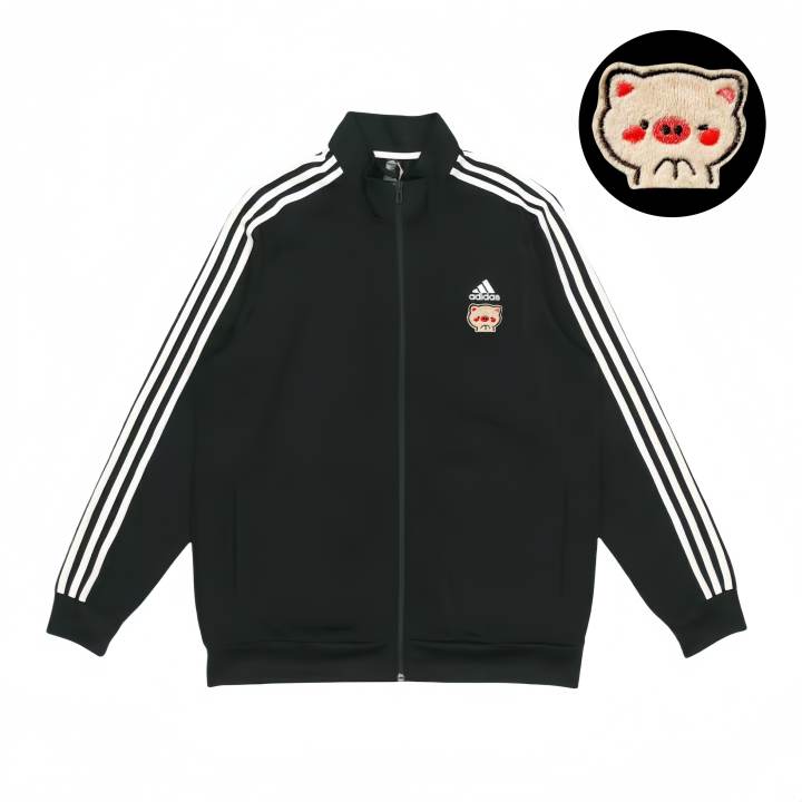Adidas Adidas Jackets Unisex Black Stand Collar Moderate Pilot
