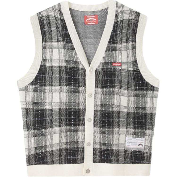 SPRAYGROUND SPRAYGROUND Vest Unisex Black Plaid