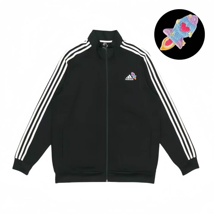 Adidas Adidas Jackets Unisex Black Stand Collar Moderate Pilot