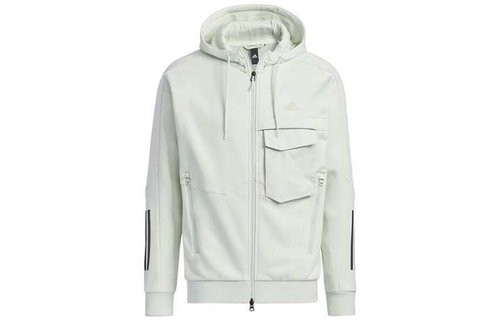 Adidas Adidas Jackets Men's White Hooded Moderate Other