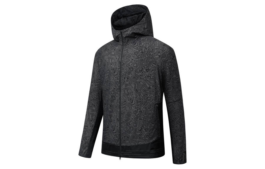 Saucony Jackets Men's Black Hooded Moderate Other