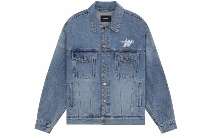 WE11DONE WE11DONE SS24 Denim Jacket Unisex Blue