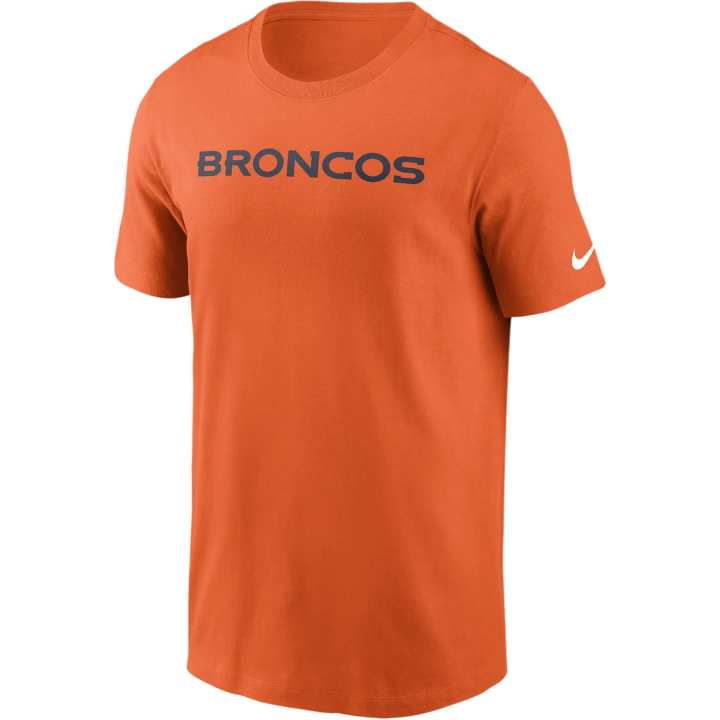 Nike Nike Denver Broncos Primetime Wordmark Essential Men's Nike Nfl T Shirt