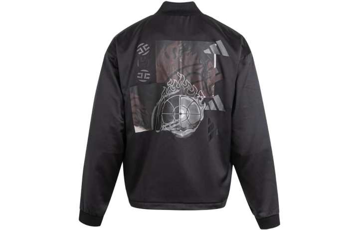 Adidas Adidas Jackets Men's Black Baseball Collar Moderate Other