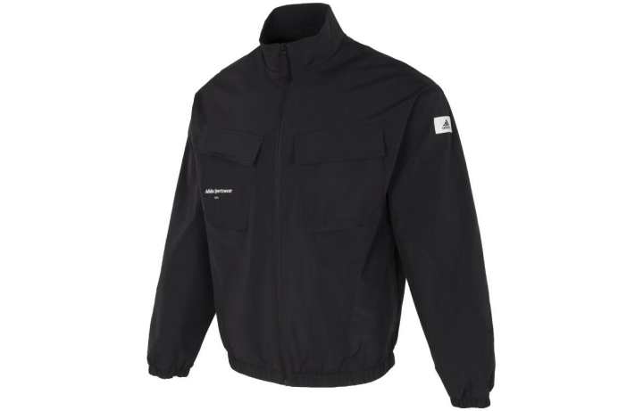 Adidas Adidas Jackets Men's Black Stand Collar Moderate