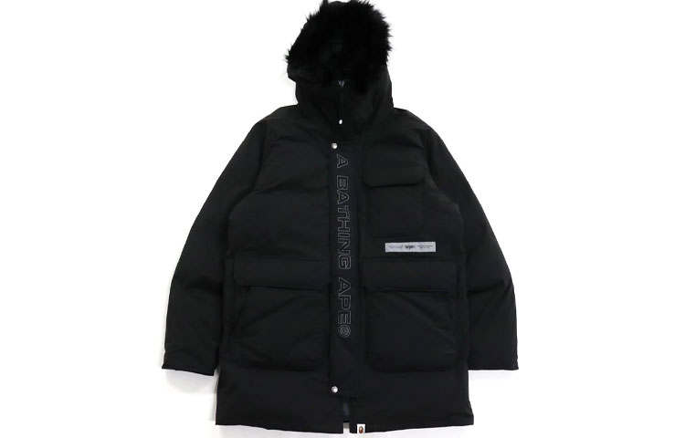 A BATHING APE A BATHING APE Loose Fit Long Down Coat