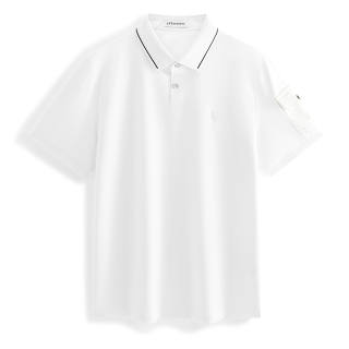 PEACEBIRD MEN Polo Shirt Men's White 1