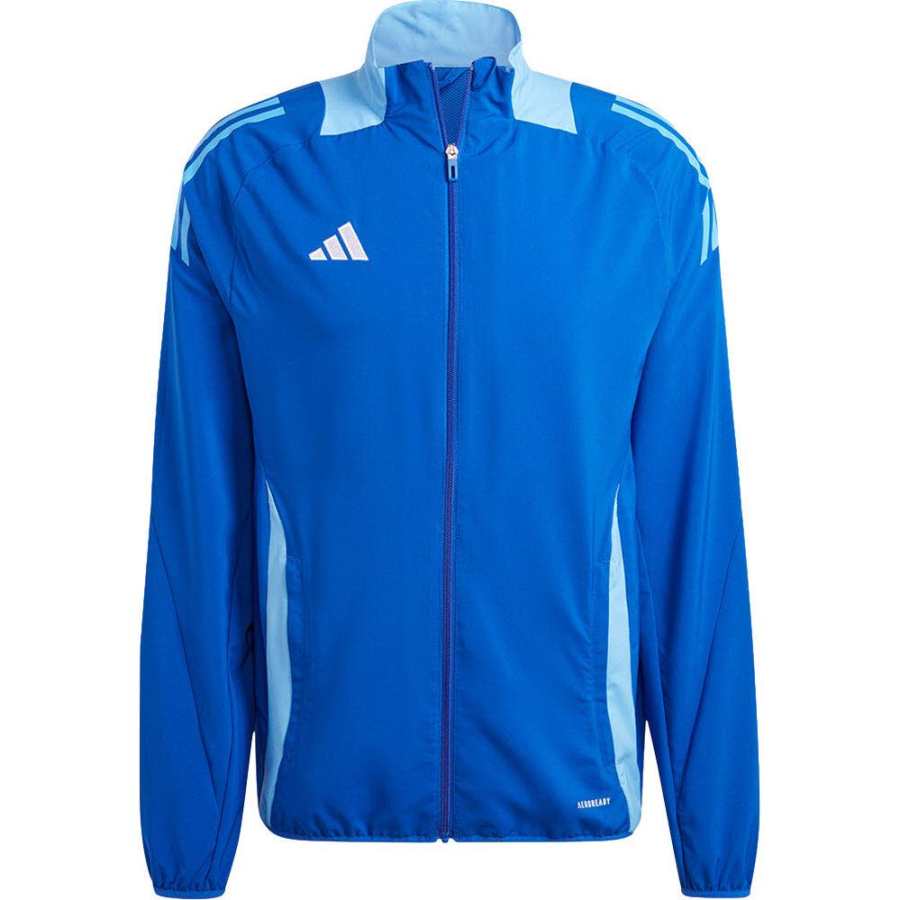 Adidas Adidas Tiro 24 Retro Sports Stand Collar Jackets Men's Blue