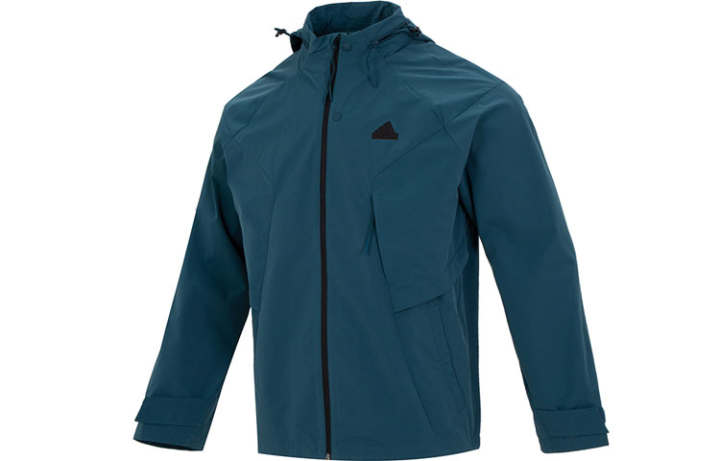 Adidas Adidas Jackets Men's Blue Hooded Moderate Other