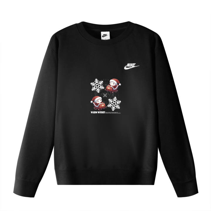 Nike Nike Sweatshirts Unisex Black Crew Neck Moderate Regular
