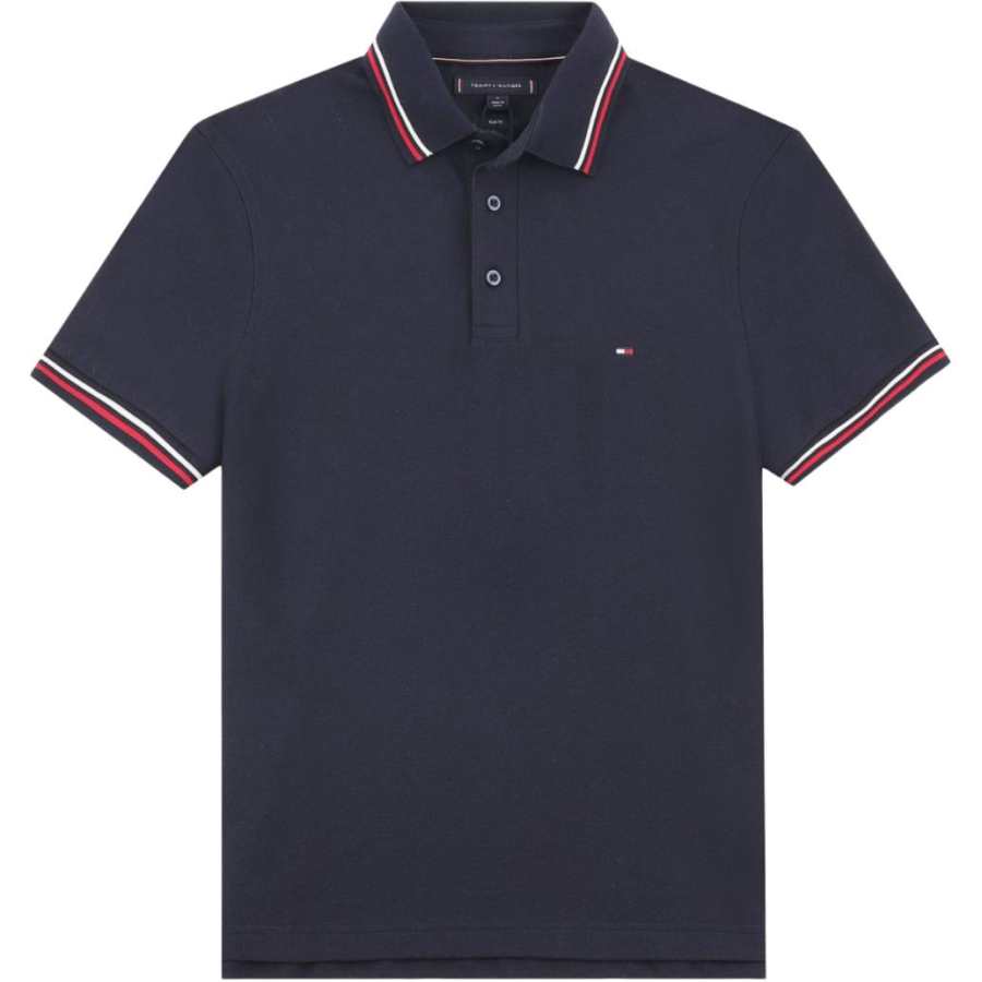 Tommy Hilfiger Polo Shirt Men's Dark Blue