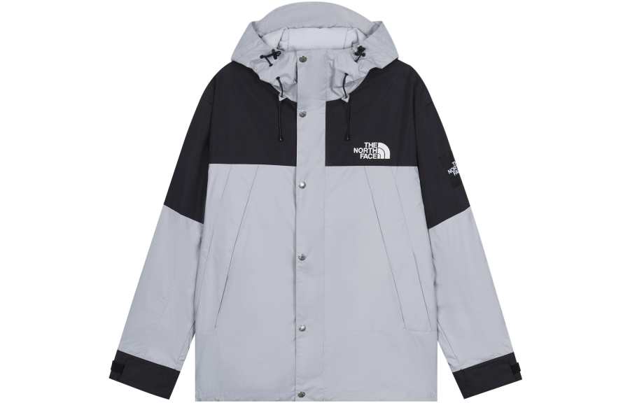 THE NORTH FACE Windproof Windbreaker Jacket Unisex Gray