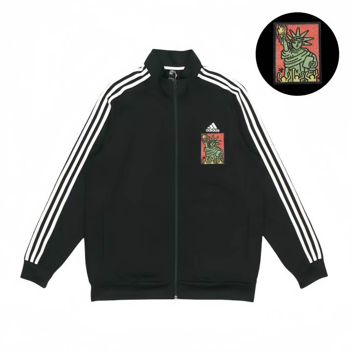 Adidas Adidas Jackets Unisex Black Stand Collar Moderate Pilot