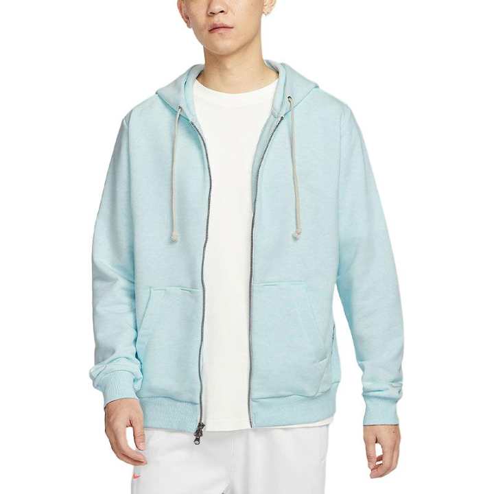 Nike Nike Dri FIT Standard Issue Jackets & Coats Men's Glacier Blue/Color/Light Ivory White