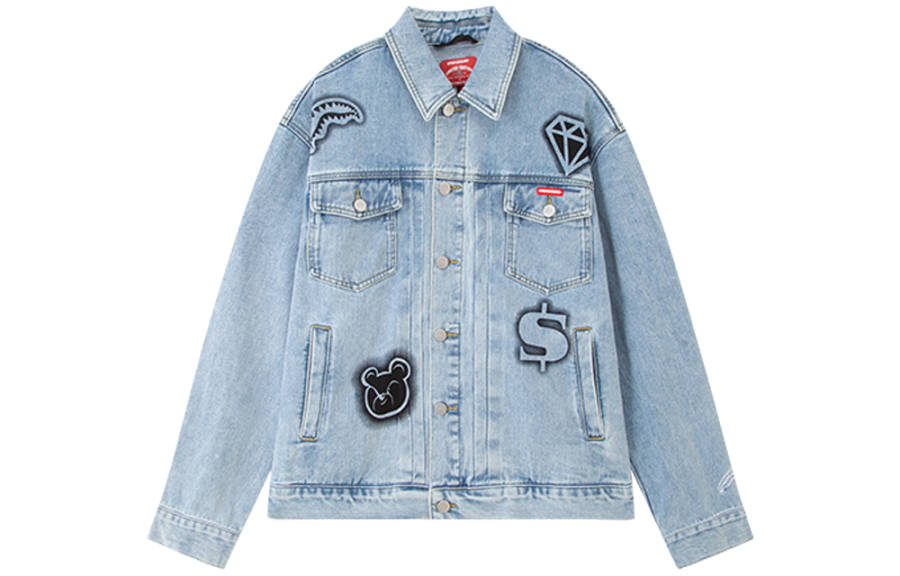 SPRAYGROUND SPRAYGROUND Denim Jacket Unisex Denim Blue