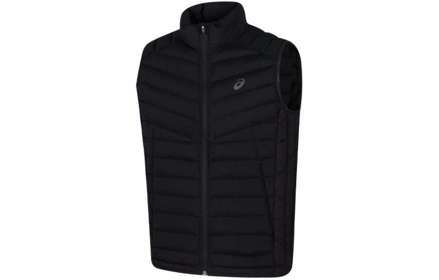 ASICS ASICS Dry Training Slim Down Vests Men's Black Stand Collar Moderate Other