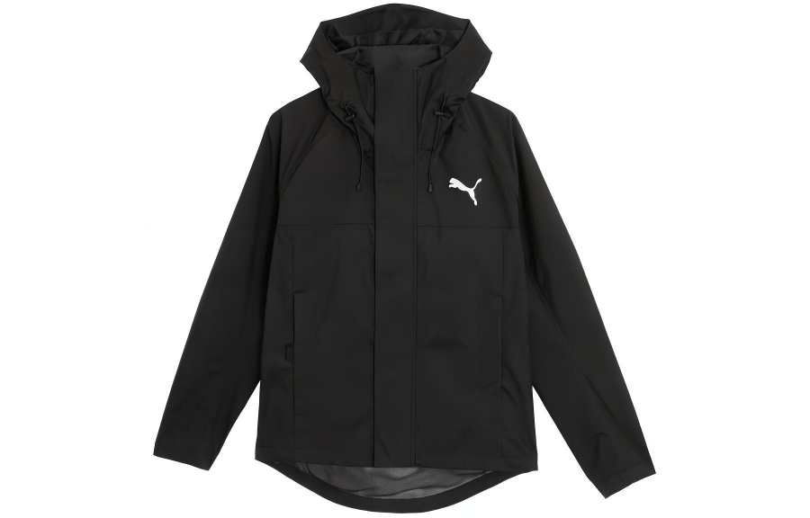 PUMA Outdoor Hiking Waterproof And Windproof To Keep Warm Windbreaker Jacket Men's Black