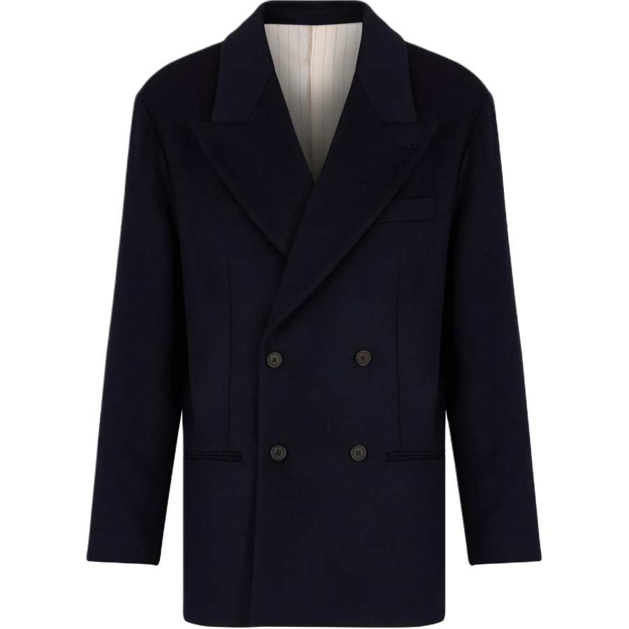 EMPORIO ARMANI Business Suit Coat Men's Marine Blue