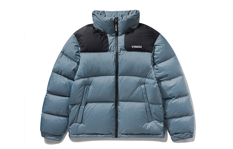 Vision Street Wear FW22 Down Jacket Unisex Uniform Blue