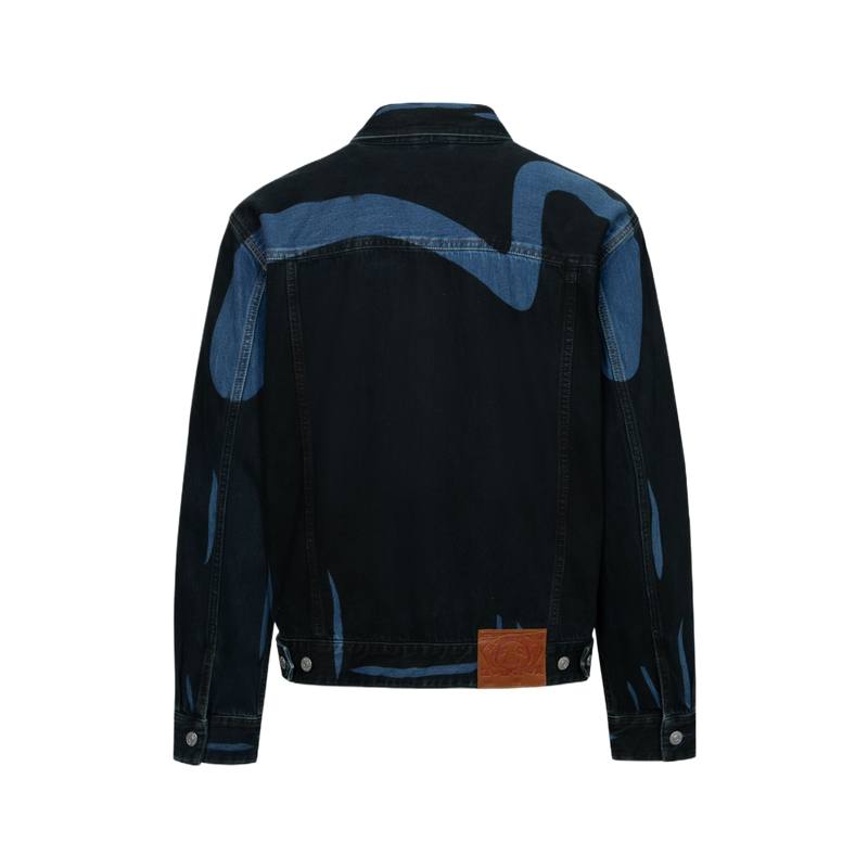 EVISU Evisu buttoned graphic jacket