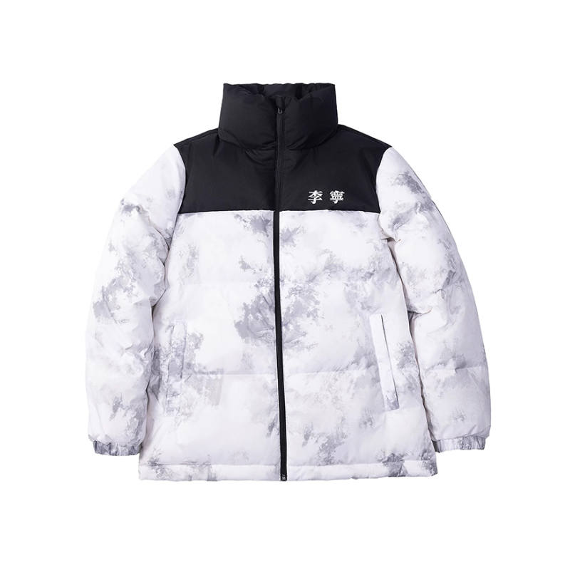 Li-Ning Li Ning Hot Pots Down Collection Short Down Jacket Unisex White