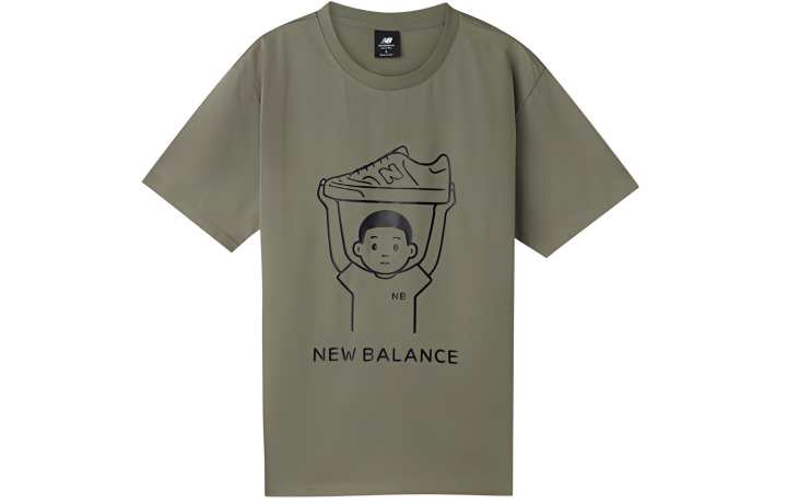 New Balance New Balance x Noritake Collection T Shirt Unisex Army Green