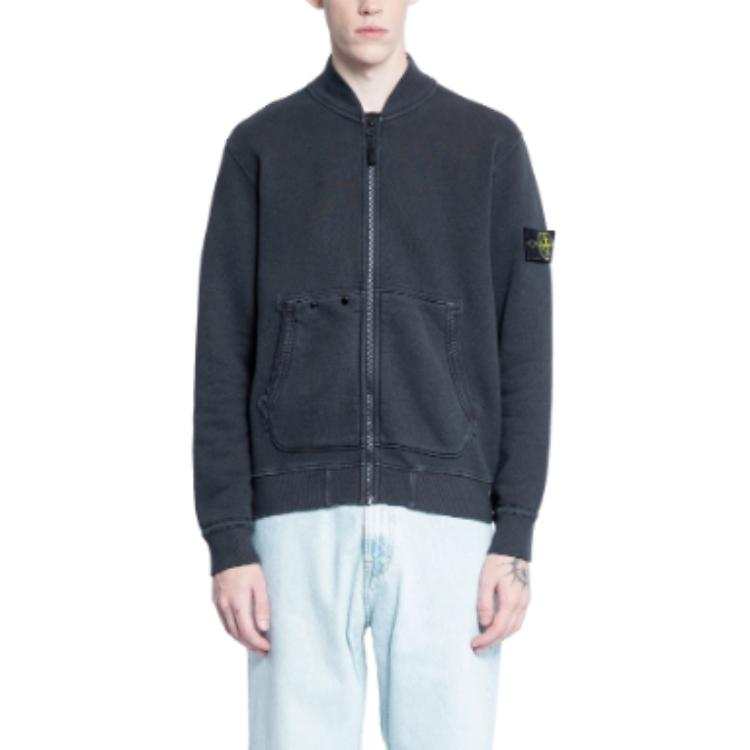 STONE ISLAND STONE ISLAND Logo Patch Zipped Sweatshirt