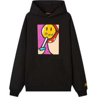 Drew House SS25 Sweet Tooth Hoodie Sweet Tooth Sweatshirt Unisex Black
