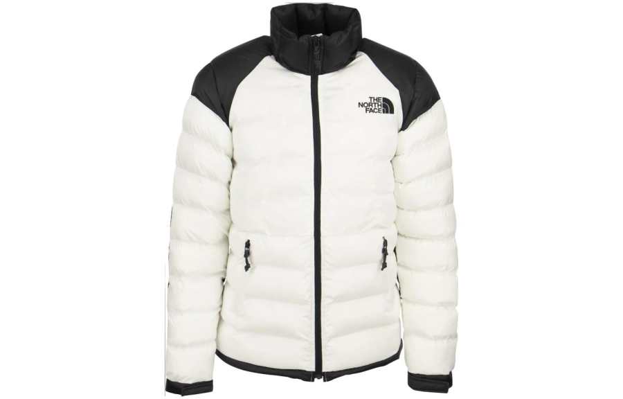 THE NORTH FACE Puffer Jackets Men's White Stand Collar Moderate Other