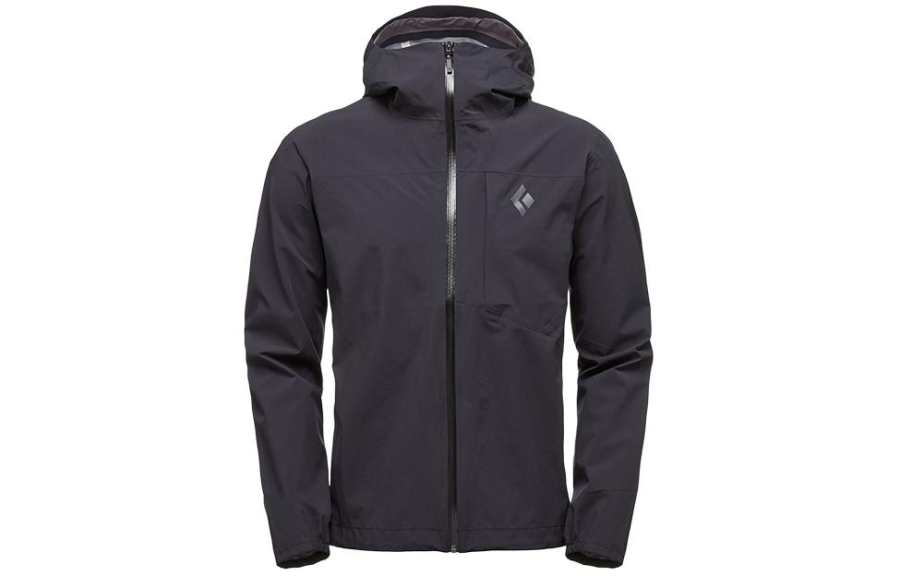 BLACK DIAMOND Waterproof And Windproof Windbreaker Jacket Men's Black