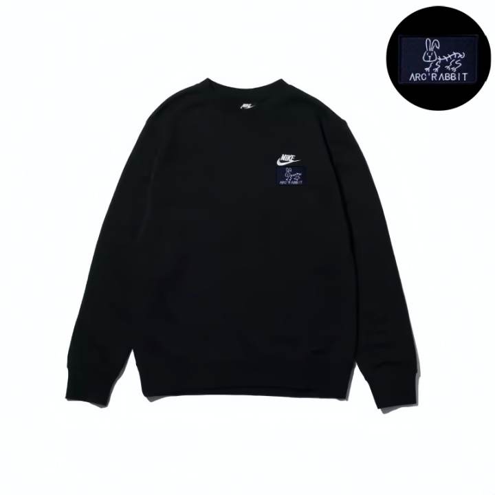 Nike Nike Sweatshirts Unisex Black Crew Neck Moderate Regular