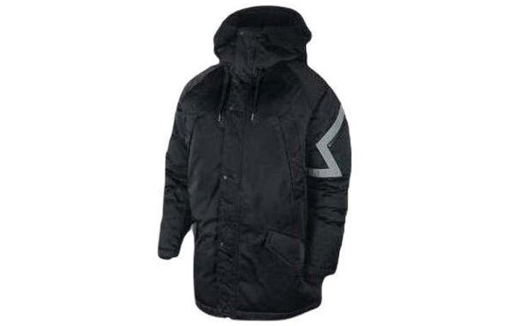 Jordan Jordan Down Jackets Men's Black Hooded Moderate Other