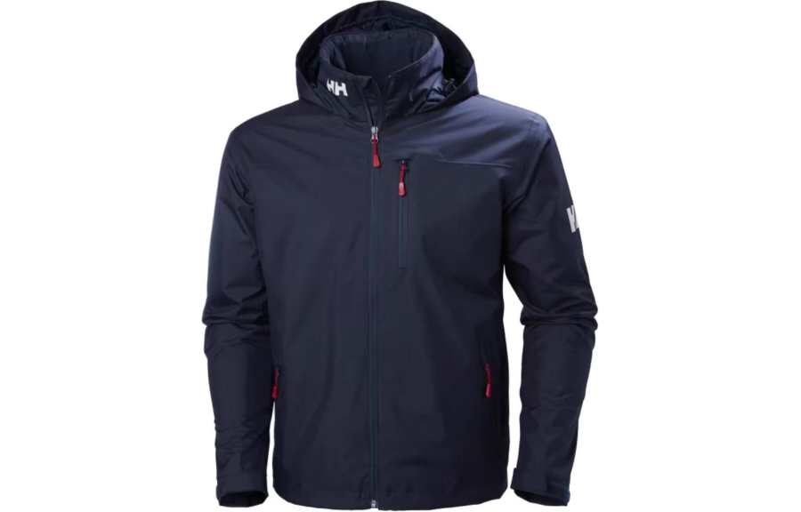 HELLY HANSEN HELLY HANSEN CREW Polartec Fleece Lining, Fleece Lined Thermal Windproof And Waterproof Rainproof Breathable Hooded