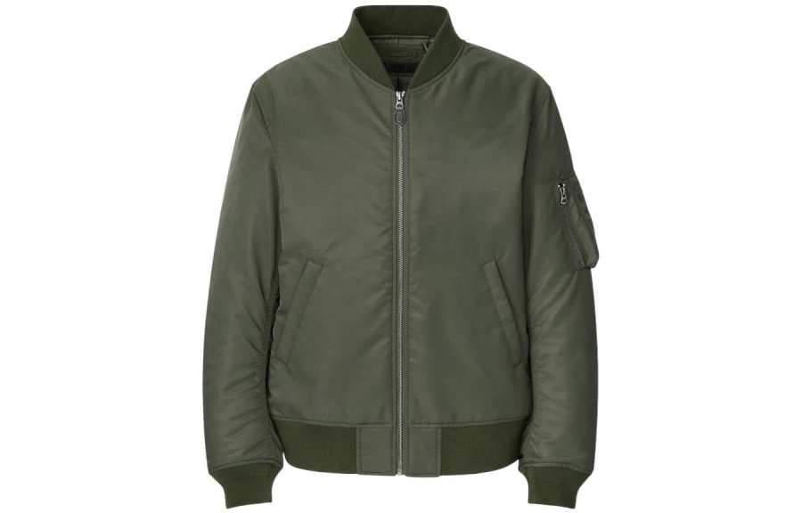 UNIQLO Puffer Jacket Winter Unisex Dark Olive