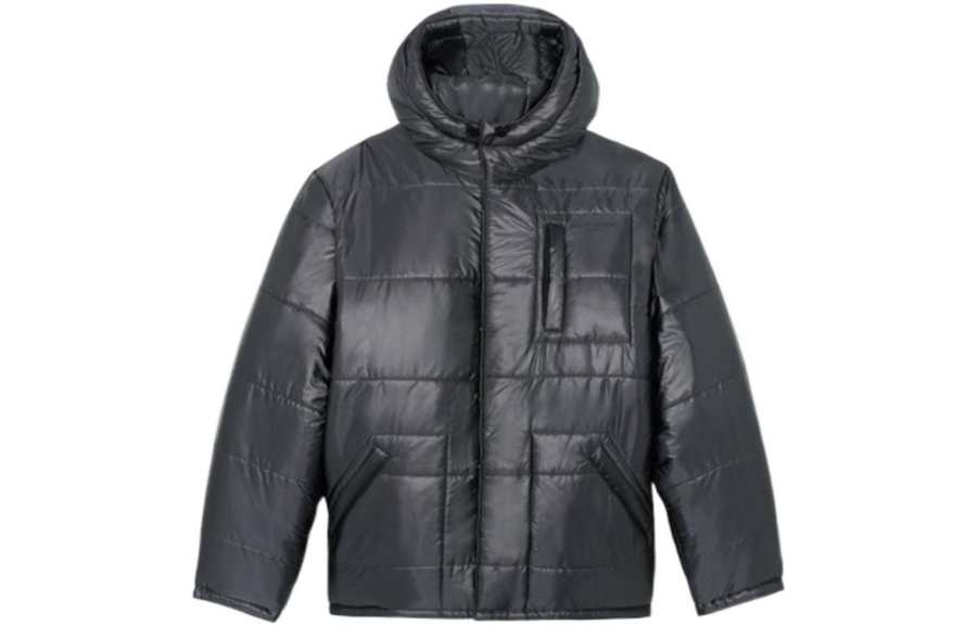 Maison Kitsune SS22 Puffer Jacket Unisex Coal Gray
