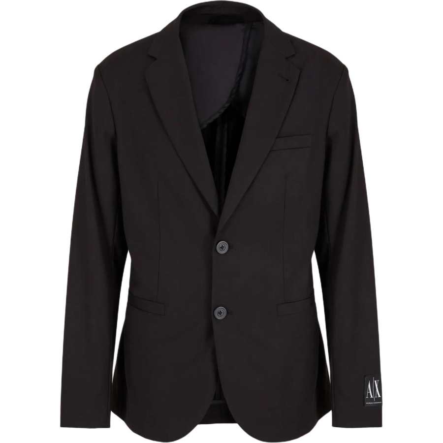 ARMANI EXCHANGE ARMANI EXCHANGEAE SS24 Business Suit Coat Men's Black