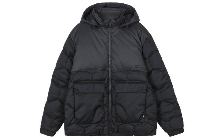 Nike Nike Puffer Jackets Men's Black Stand Collar Moderate Puffer Jacket
