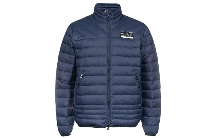 EMPORIO ARMANI 【Previous Season】logo-patch padded jacket