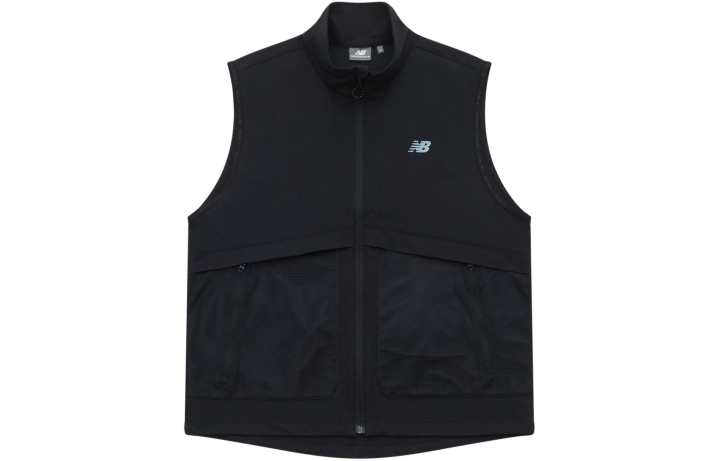 New Balance New Balance Vests Unisex Black Stand Collar Moderate Other