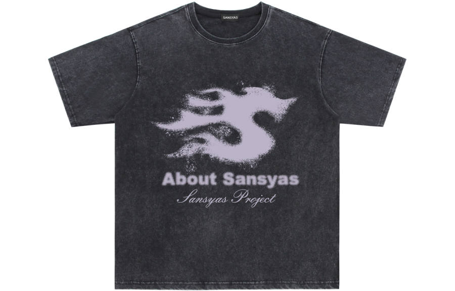 SANSYAS T Shirts Unisex Crew Neck Moderate Heavyweight