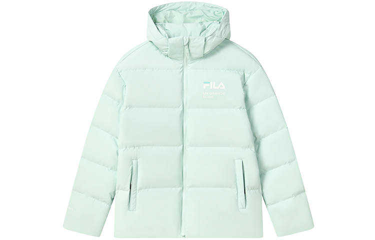 FILA FILA WHITE Down Jacket Unisex Nile Green