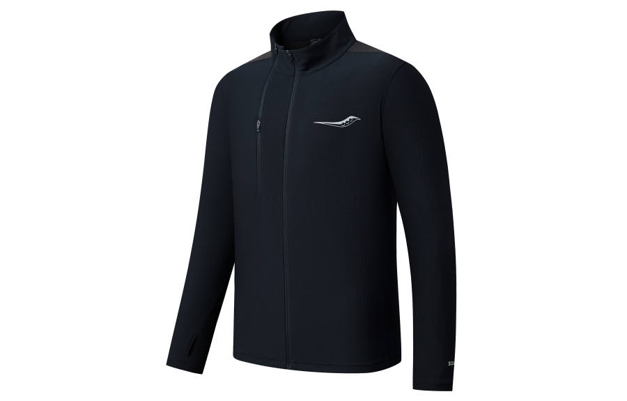 Saucony Jackets Men's Black Stand Collar Moderate Other