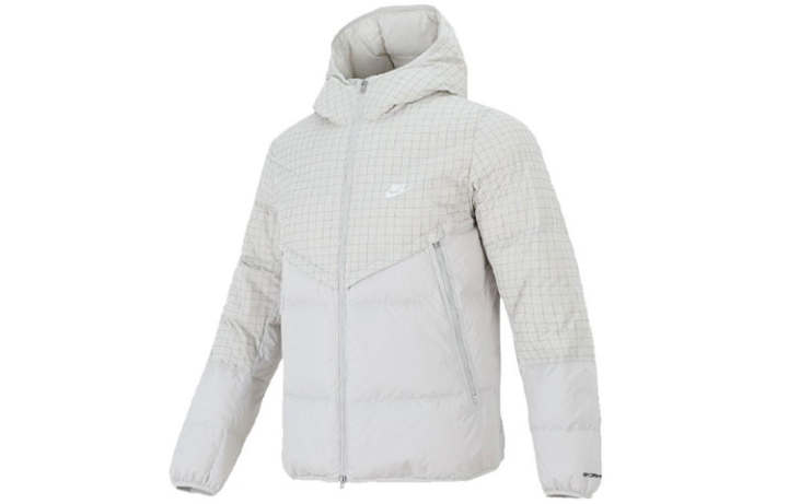 Nike Nike Down Jackets Men's White Hooded Moderate Other