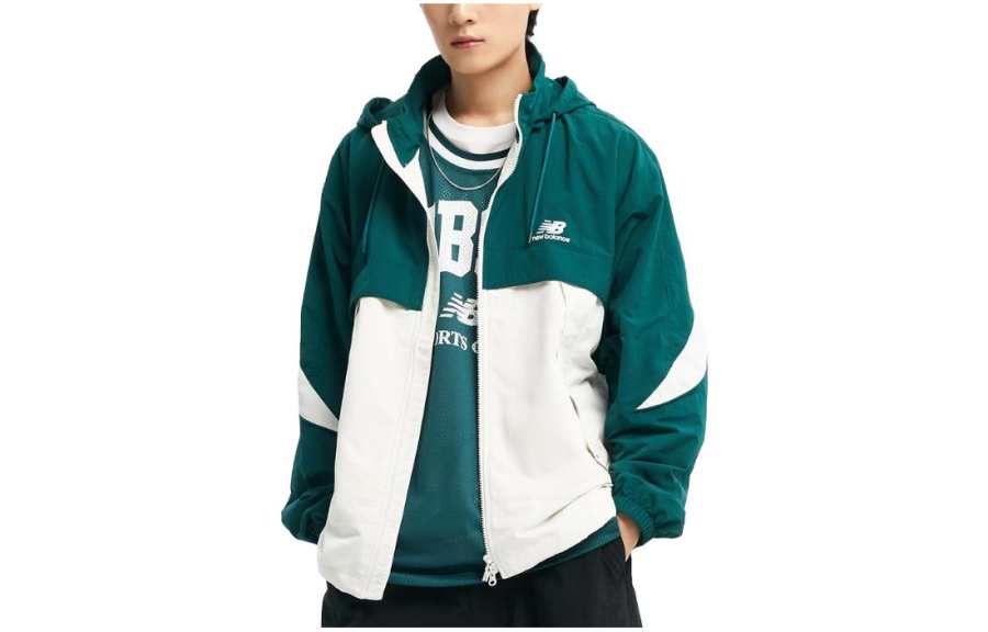New Balance New Balance Jackets Unisex Green Stand Collar Moderate Other