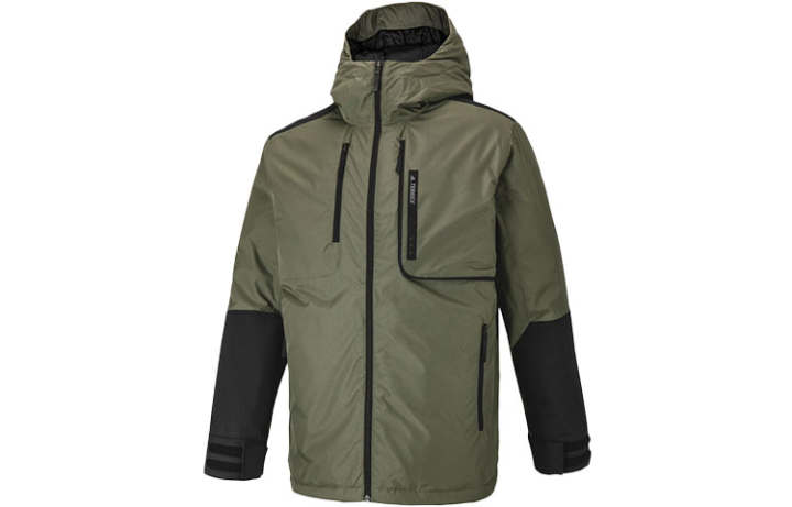 Adidas Adidas Down Jacket Men's Dark Olive Green