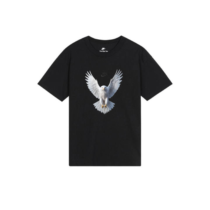 Nike Nike T Shirts Unisex Black Crew Neck Moderate Straight Fit